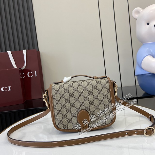 Gucci專櫃古馳最新款Emblem系列迷你肩背包斜挎包 jh2438型號：815211